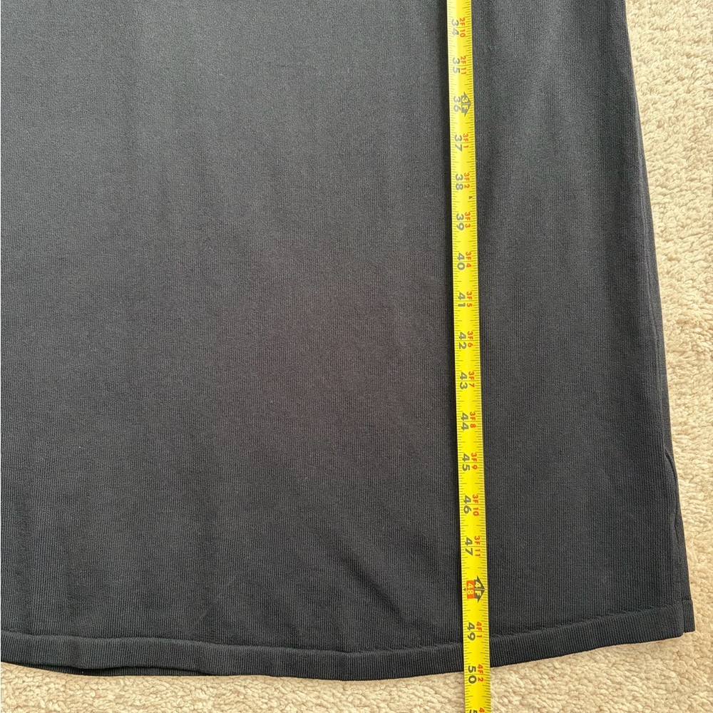 Tuckernuck Pomander Place Black Double Knit Lennox Midi Dress Puff Sleeves Sz XS - Picture 11 of 12